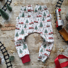 Load image into Gallery viewer, Santa Express Elastic Harem Pants