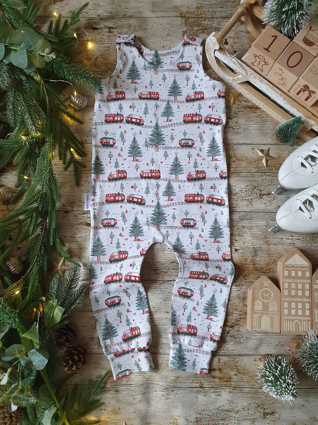 Santa Express Full Length Romper RTP