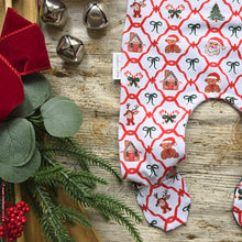 Load image into Gallery viewer, Santa&#39;s Workshop Footed Romper