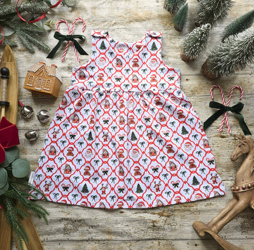 Santa's Workshop Pinafore Dress