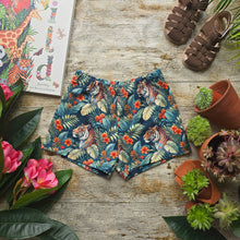Load image into Gallery viewer, Tiger Blooms Relaxed Shorts