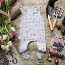 Load image into Gallery viewer, Tulips Footed Romper
