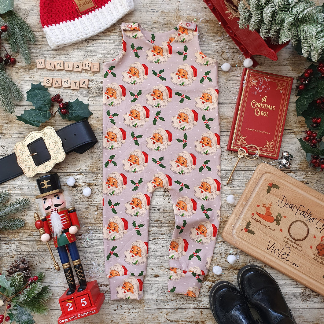 Vintage Santa Full Length Romper RTP