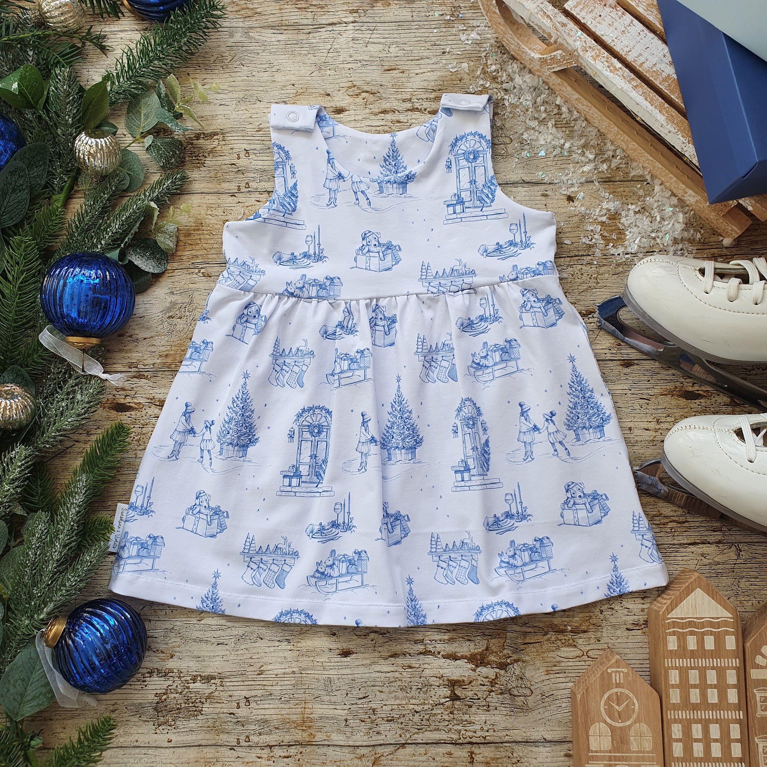 white christmas dresses Kingsroad Pinafore Dress main image 1