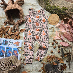 Woodland Animals Full Length Romper