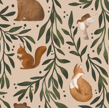 Load image into Gallery viewer, Woodland Animals Swaddle