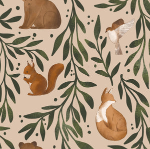 Woodland Animals Swaddle