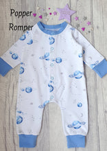 Load image into Gallery viewer, Autumn Quilt Popper Romper