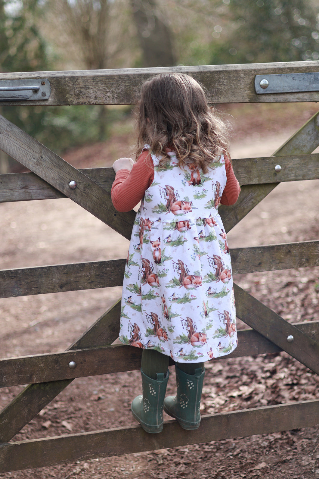 Fox & Fern Pinafore Dress