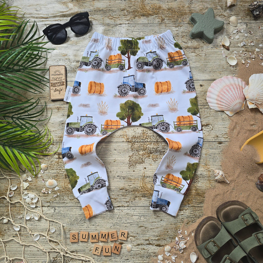 Tractor Trip Elastic Harem Pants RTP