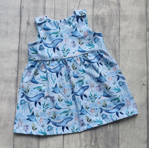 Ocean Life Pinafore Dress RTP