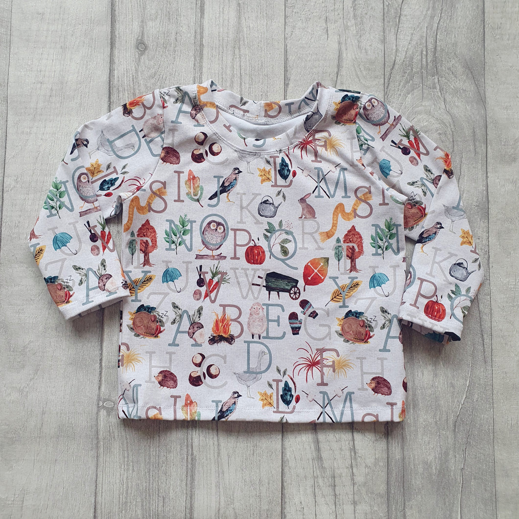 Autumn Alphabet Tee RTP