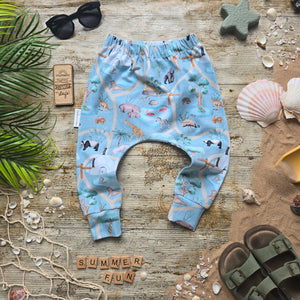 Let's go to the Zoo Elastic Harem Pants RTP