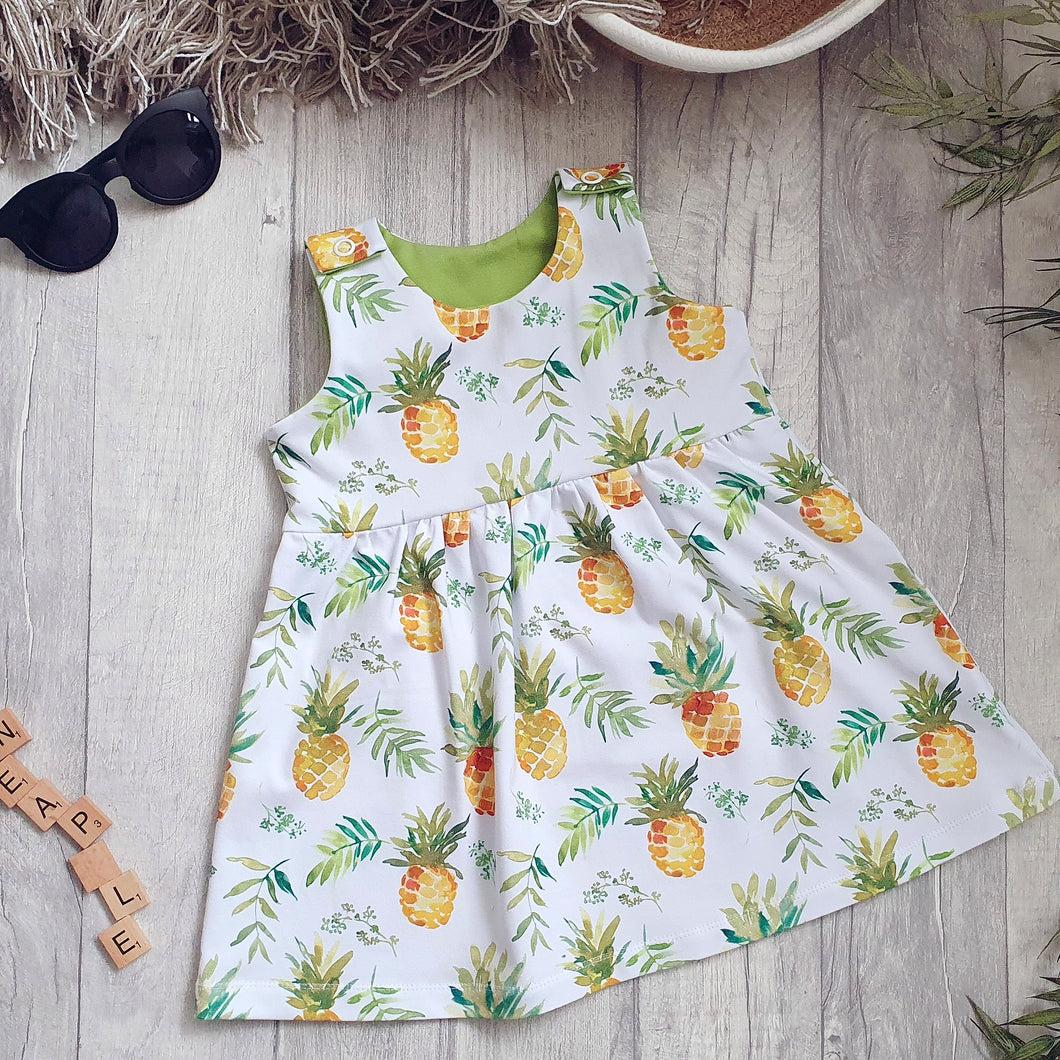 Pineapple Perfection Pinafore Dress RTP