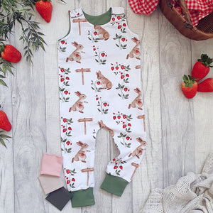 Strawberry Picking Full Length Romper RTP