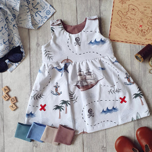 X Marks the Spot Pinafore Dress RTP