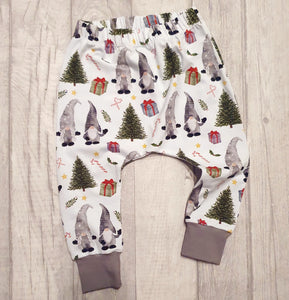 Christmas Gonks Elastic Harem Pants