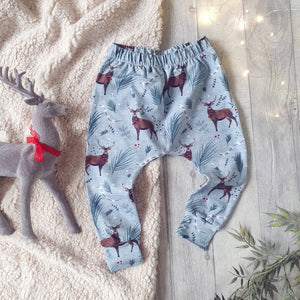 Festive Stag Elastic Harem Pants RTP