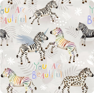 You Are Beautiful - Unique Sleep Suits - Zebracorn - Rainbow Zebra - It's Okay to be Different - Sleep Suits - Gender Neutral Baby Grow